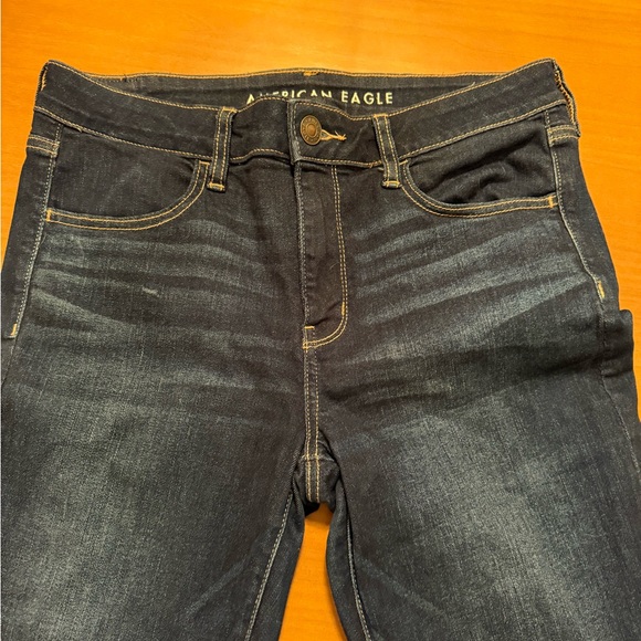 American‎ Eagle Outfitters Women's Dark Blue Skinny Jeans - Picture 2 of 7